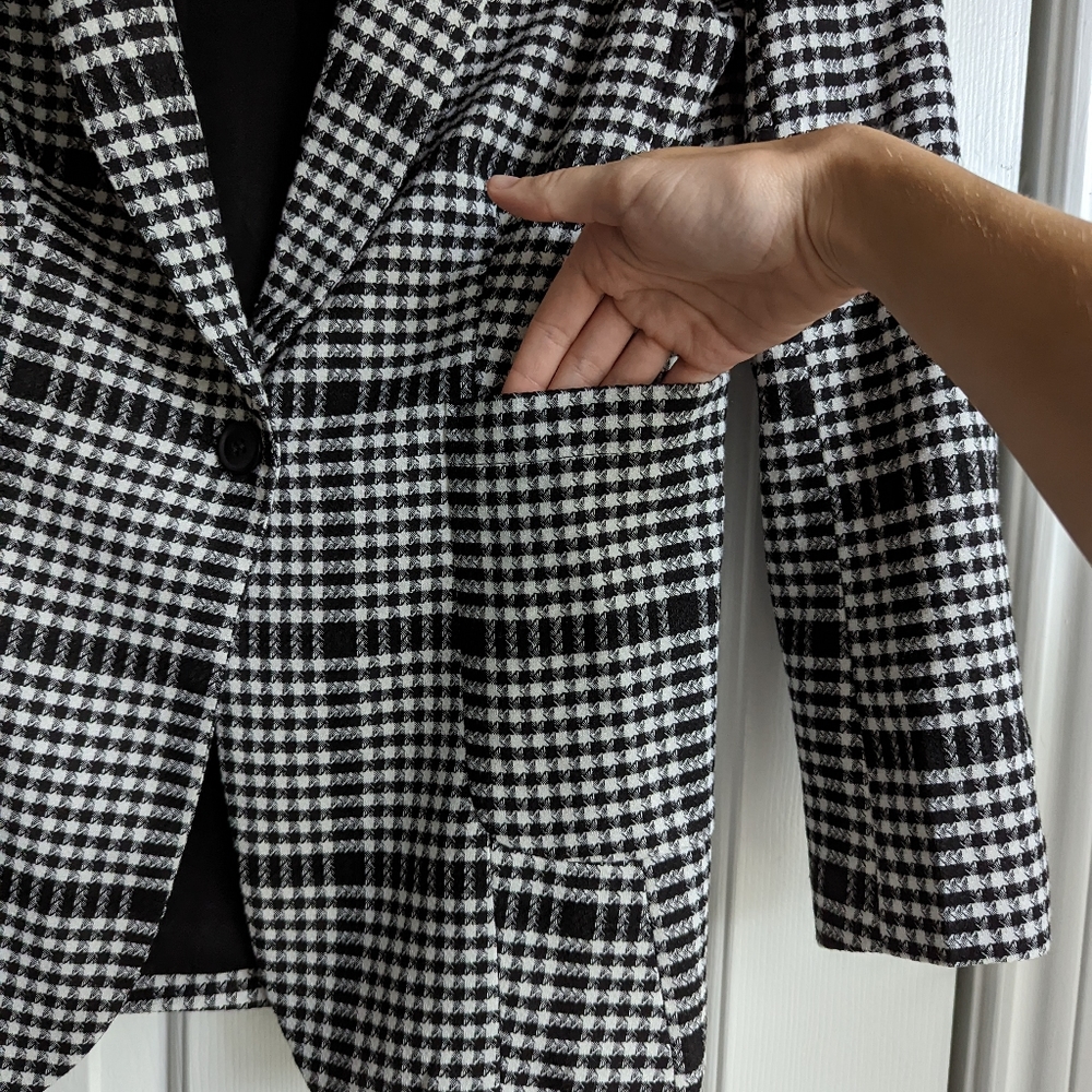 NWT Bohme Aspyn Blazer in Houndstooth - Picture 4 of 6